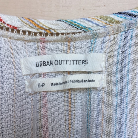 Urban Outfitters Romper Striped S White Shorts - Picture 3 of 5